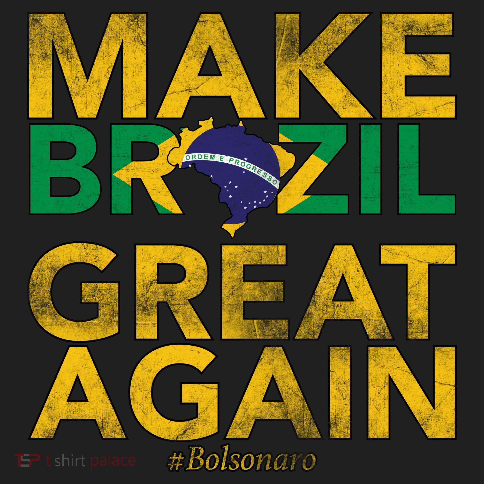 Make Brazil Great Again Jair Bolsonaro Golf Towel