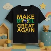 Make Brazil Great Again Jair Bolsonaro Toddler T-Shirt thumb 3