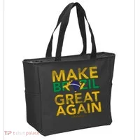 Make Brazil Great Again Jair Bolsonaro Tote Bag thumb 2