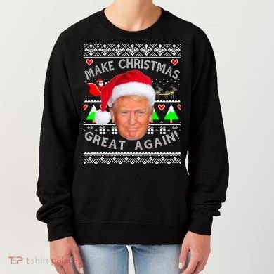 Make Christmas Great Again! Donald Trump Ugly Christmas Sweater Women's Sweatshirt