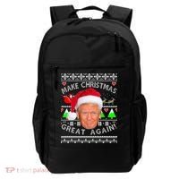 Make Christmas Great Again! Donald Trump Ugly Christmas Sweater Backpack thumb 0