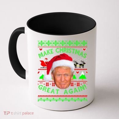 Make Christmas Great Again! Donald Trump Ugly Christmas Sweater Coffee Mug