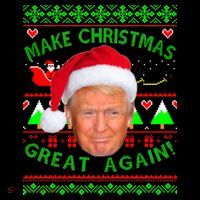 Make Christmas Great Again! Donald Trump Ugly Christmas Sweater Coffee Mug thumb 5