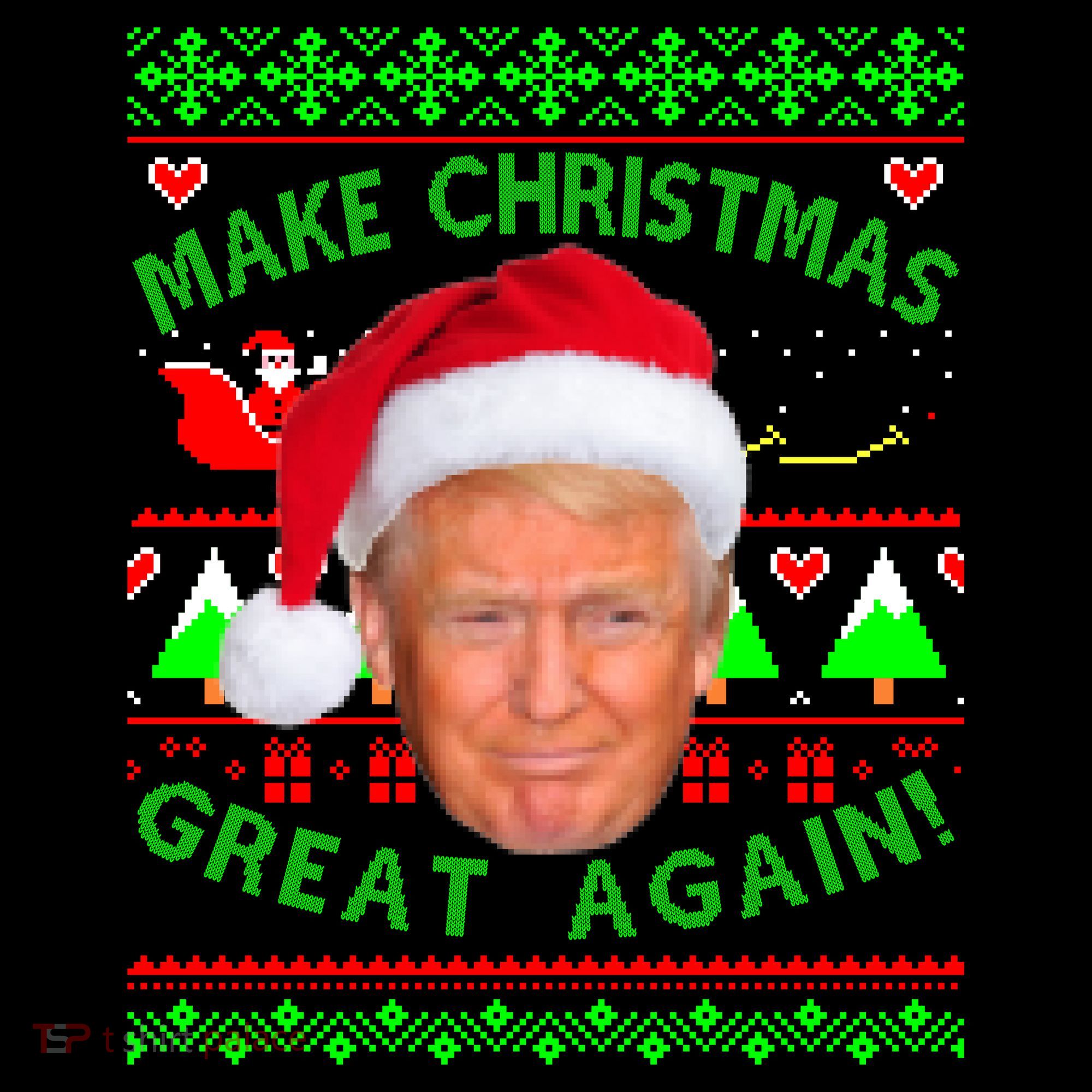 Make Christmas Great Again! Donald Trump Ugly Christmas Sweater Coffee Mug