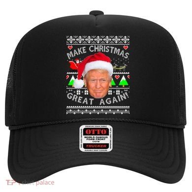 Make Christmas Great Again! Donald Trump Ugly Christmas Sweater Hat
