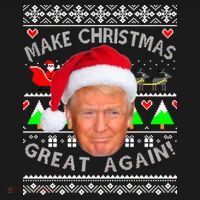 Make Christmas Great Again! Donald Trump Ugly Christmas Sweater Toddler Hoodie thumb 2