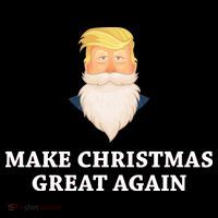 Make Christmas Great Again Santa Beard Trump Backpack thumb 2