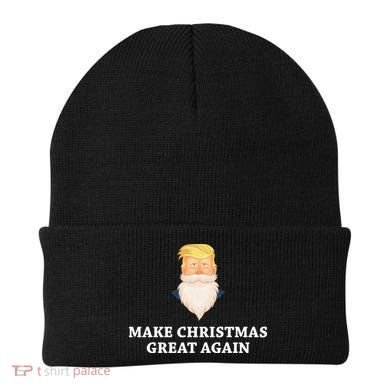 Make Christmas Great Again Santa Beard Trump Beanie
