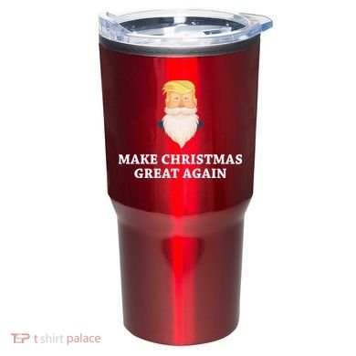 Make Christmas Great Again Santa Beard Trump Tumbler