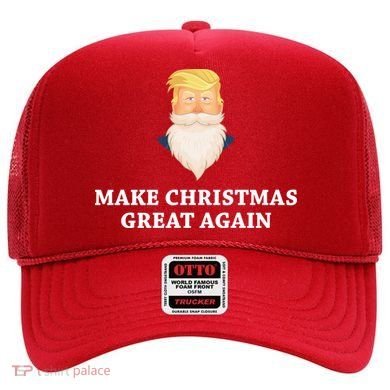 Make Christmas Great Again Santa Beard Trump Hat