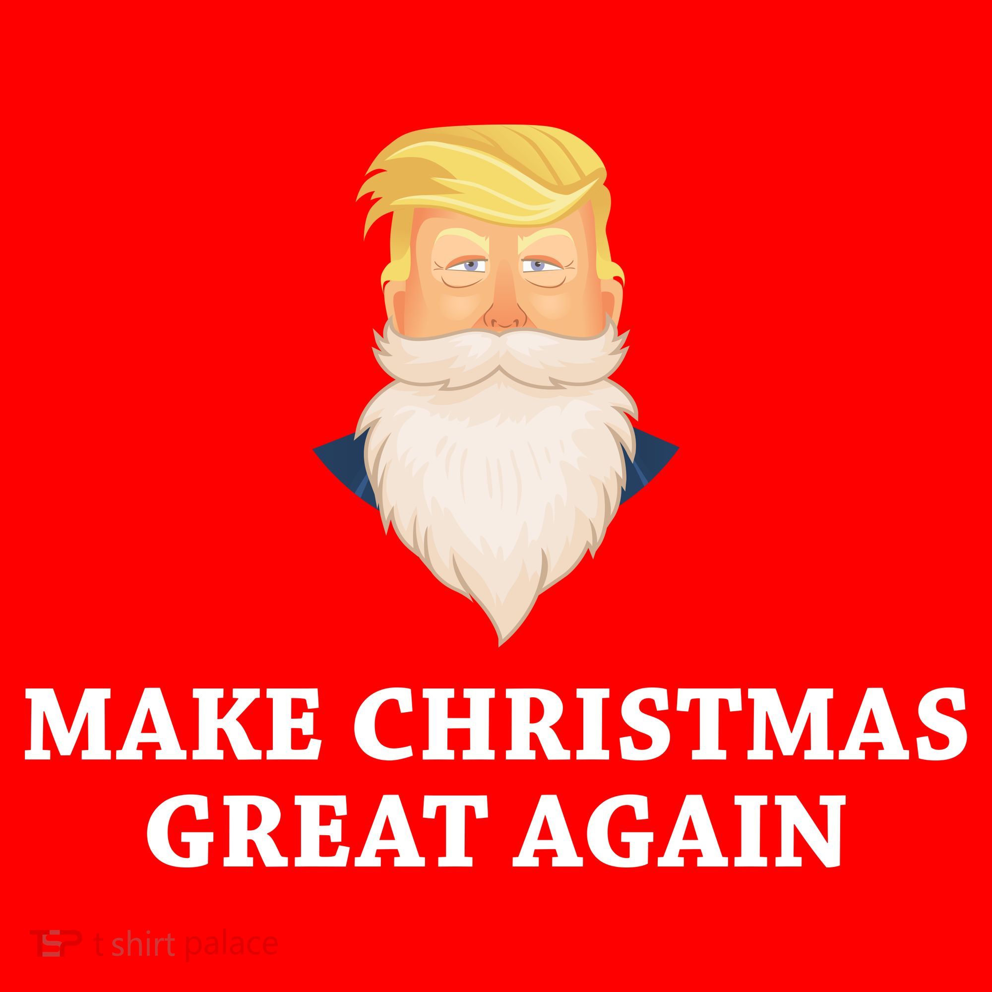 Make Christmas Great Again Santa Beard Trump Visor