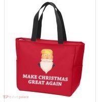 Make Christmas Great Again Santa Beard Trump Tote Bag thumb 3