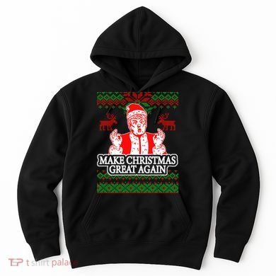 Make Christmas Great Again Santa Trump Ugly Hoodie