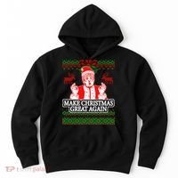 Make Christmas Great Again Santa Trump Ugly Hoodie thumb 0