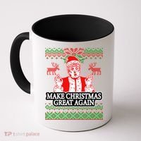 Make Christmas Great Again Santa Trump Ugly Coffee Mug thumb 0
