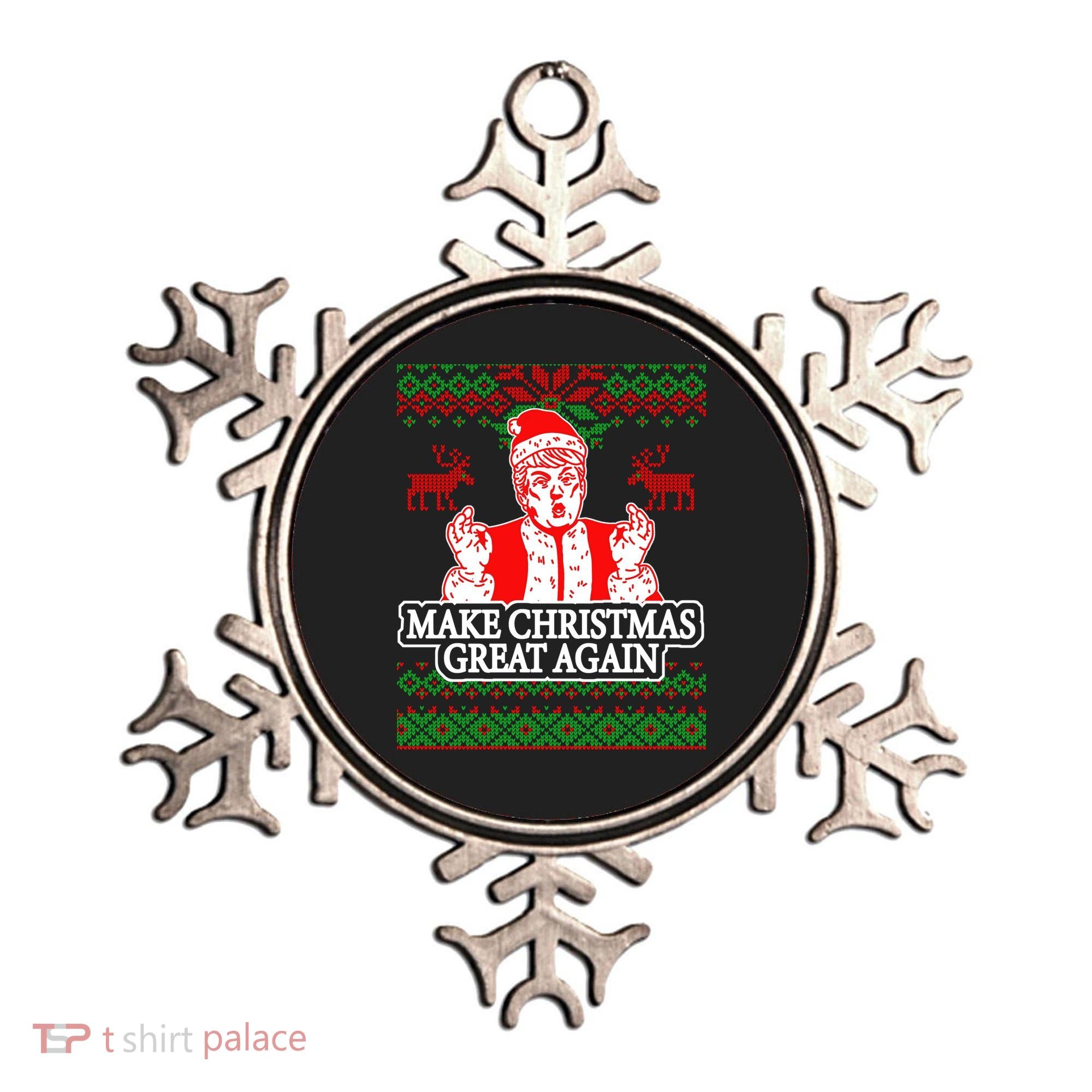 Make Christmas Great Again Santa Trump Ugly Ornament