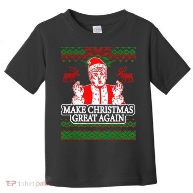 Make Christmas Great Again Santa Trump Ugly Toddler T-Shirt