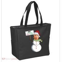 Make Christmas Great Again Trump Snowman Tote Bag thumb 2