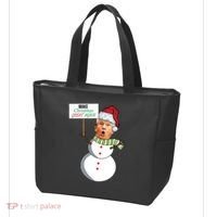 Make Christmas Great Again Trump Snowman Tote Bag thumb 3