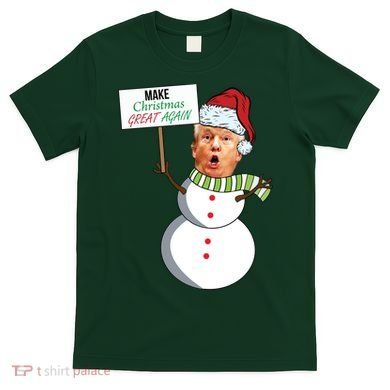 Make Christmas Great Again Trump Snowman T-Shirt