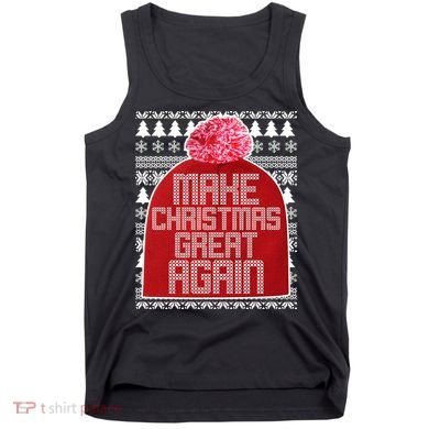 Make Christmas Great Again Ugly Christmas Sweater Design Tank Top