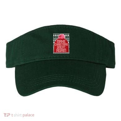 Make Christmas Great Again Ugly Christmas Sweater Design Visor
