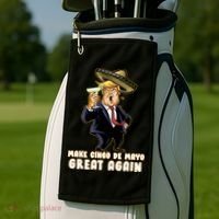 Make Cinco De Mayo Great Again Golf Towel thumb 2