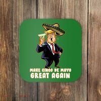 Make Cinco De Mayo Great Again Coaster thumb 0