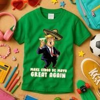 Make Cinco De Mayo Great Again Kids T-Shirt thumb 3