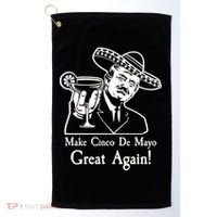 Make Cinco De Mayo Great Again President Donald Trump Golf Towel thumb 0