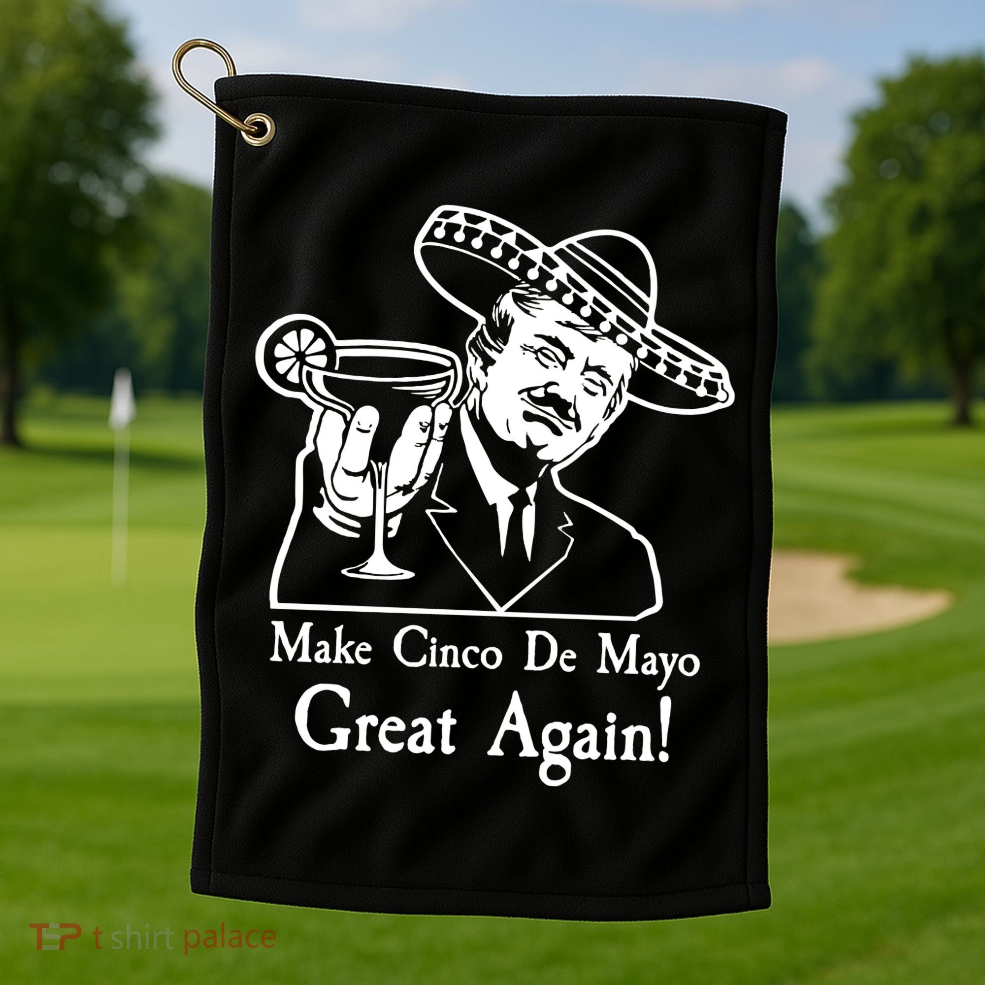 Make Cinco De Mayo Great Again President Donald Trump Golf Towel