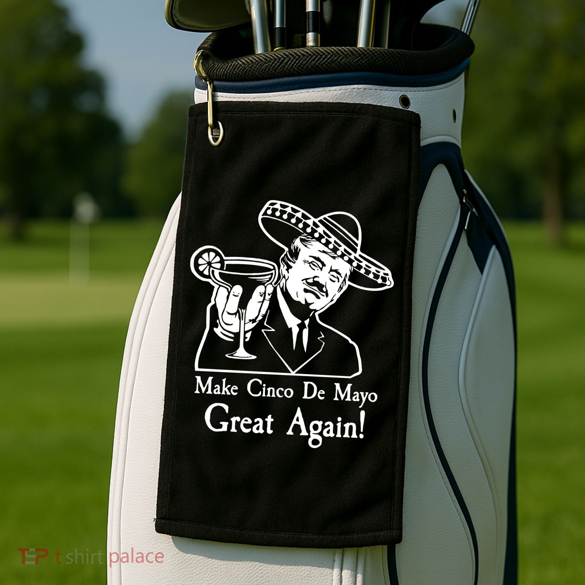 Make Cinco De Mayo Great Again President Donald Trump Golf Towel