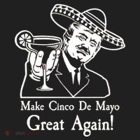 Make Cinco De Mayo Great Again President Donald Trump Golf Towel thumb 3