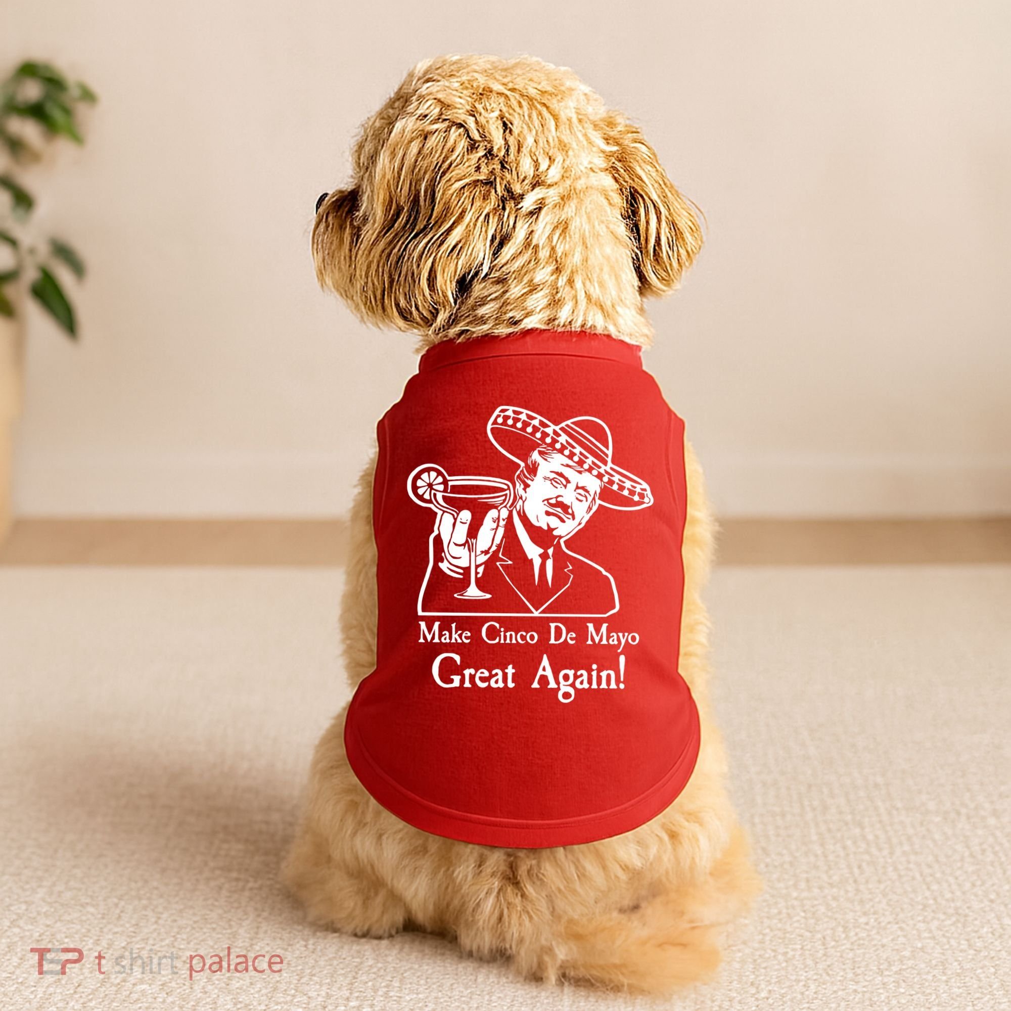 Make Cinco De Mayo Great Again President Donald Trump Doggie Tank