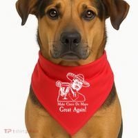 Make Cinco De Mayo Great Again President Donald Trump USA-Made Doggie Bandana thumb 1