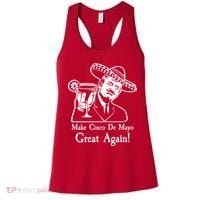 Make Cinco De Mayo Great Again President Donald Trump Women's Tank Top thumb 0