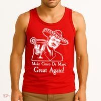 Make Cinco De Mayo Great Again President Donald Trump Tank Top thumb 3