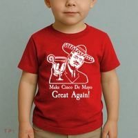 Make Cinco De Mayo Great Again President Donald Trump Toddler T-Shirt thumb 2