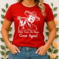 Make Cinco De Mayo Great Again President Donald Trump Women's T-Shirt thumb 2