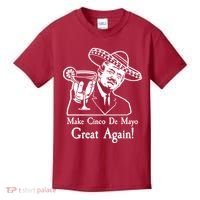 Make Cinco De Mayo Great Again President Donald Trump Kids T-Shirt thumb 0
