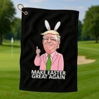 Make Easter Great Again Golf Towel thumb 1