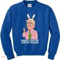 Make Easter Great Again Kids Sweatshirt thumb 0