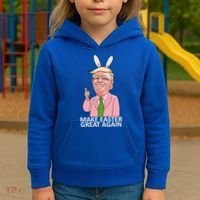 Make Easter Great Again Kids Hoodie thumb 3