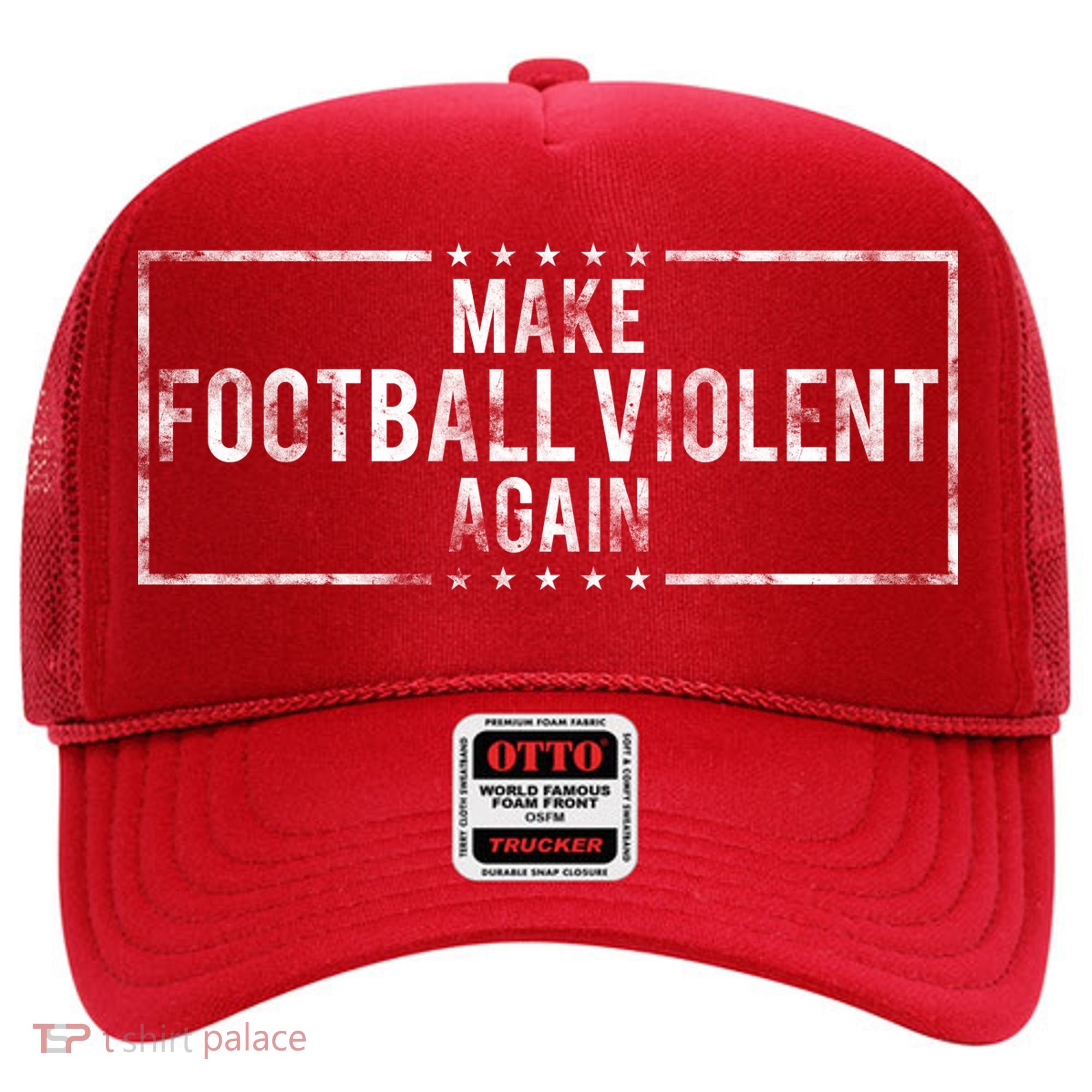 Make Football Violent Again Distress Logo Hat