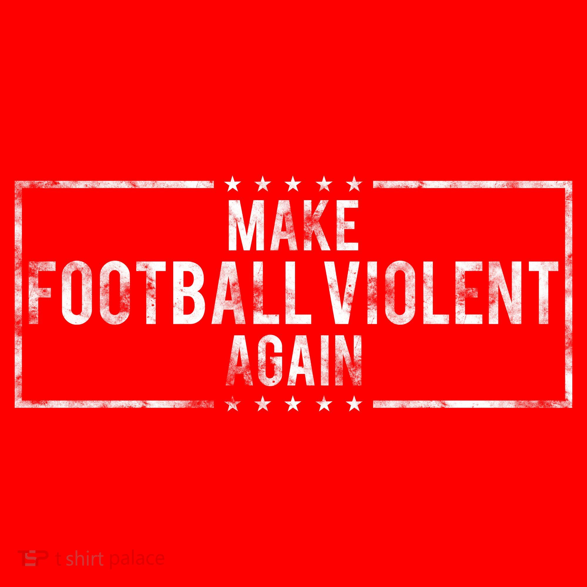 Make Football Violent Again Distress Logo Hat
