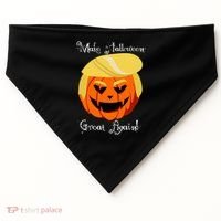 Make Halloween Great Again - Donald Trump USA-Made Doggie Bandana thumb 0