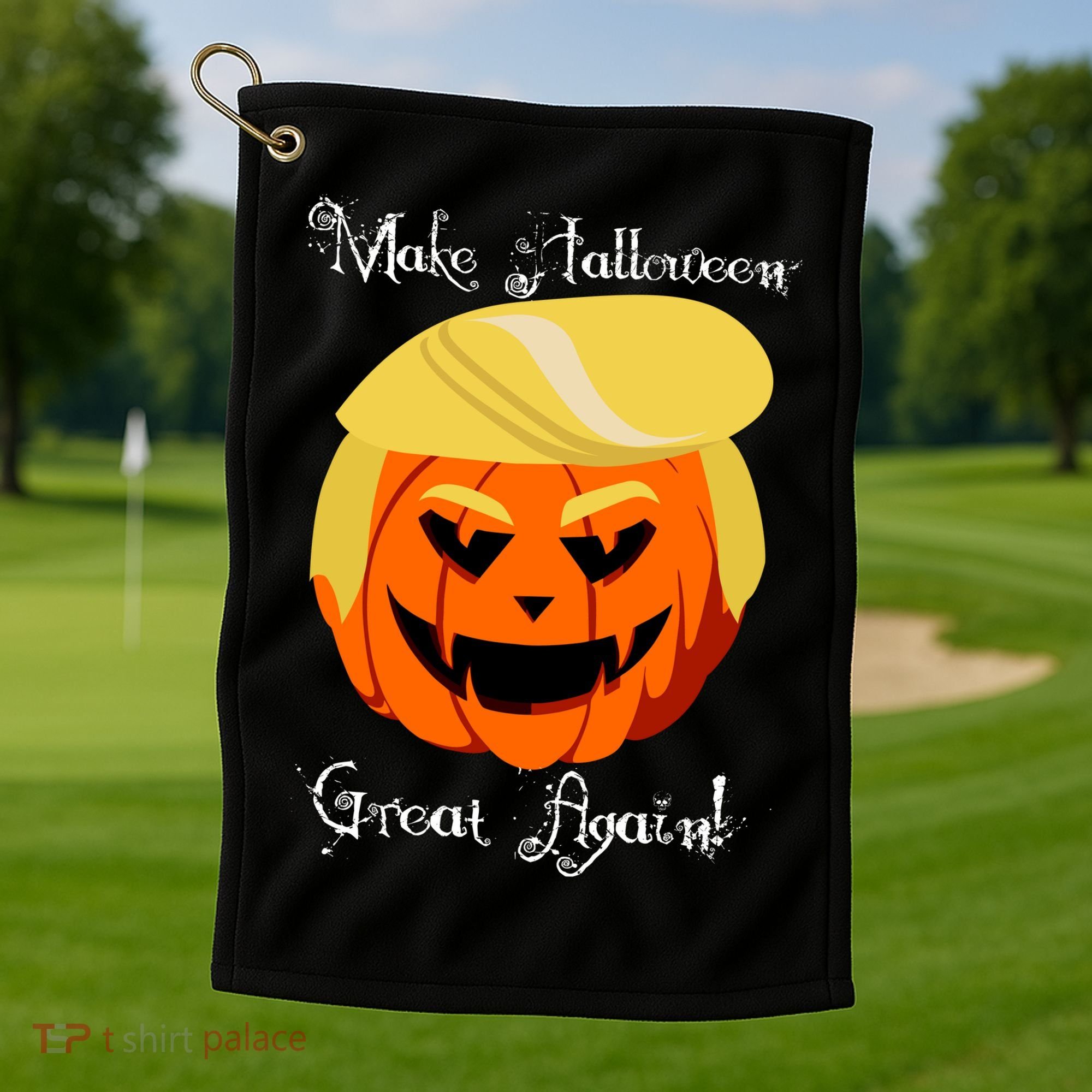Make Halloween Great Again - Donald Trump Golf Towel
