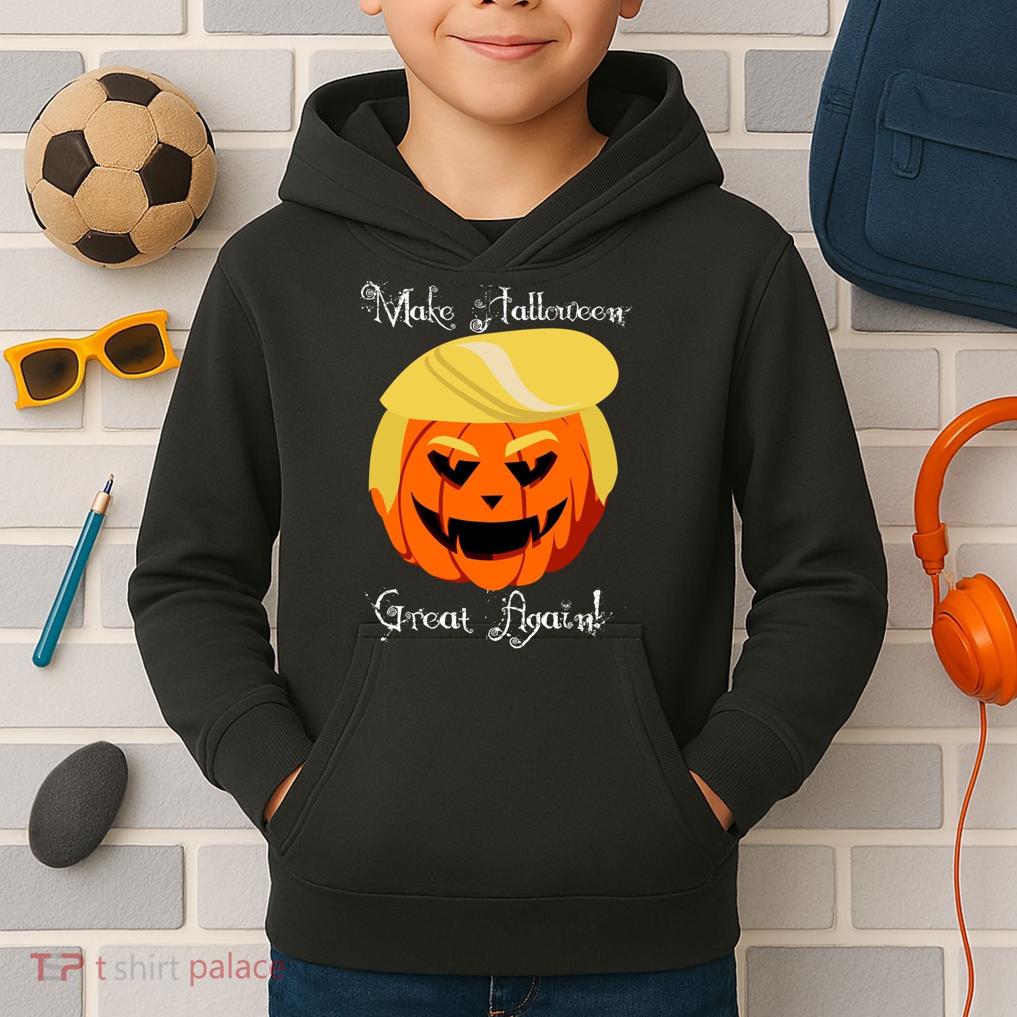 Make Halloween Great Again - Donald Trump Kids Hoodie