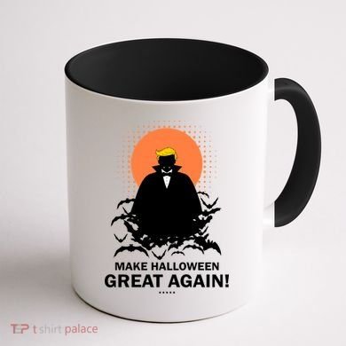 Make Halloween Great Again Trump Coffee Mug back