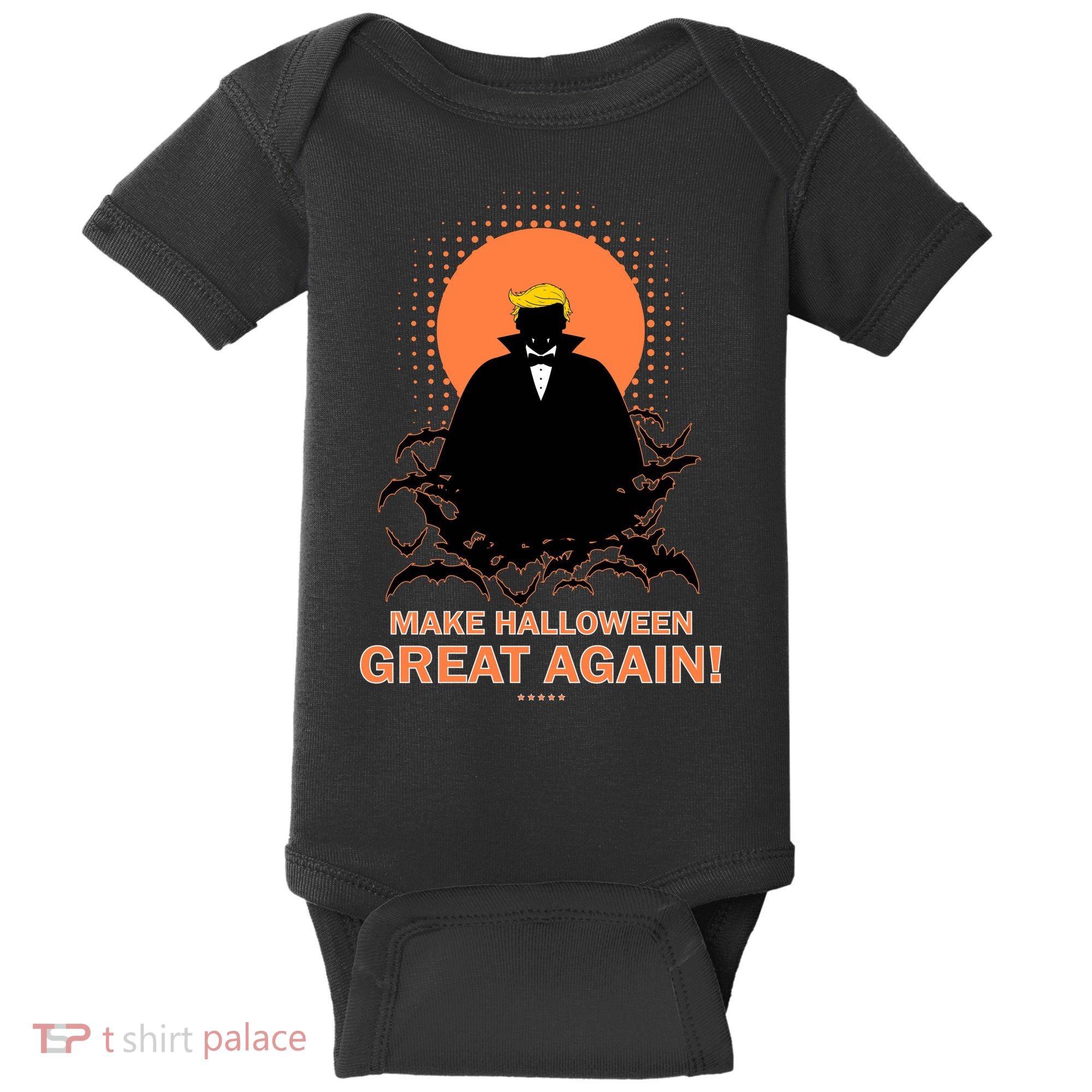 Make Halloween Great Again Trump Baby Bodysuit